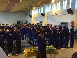 104學年國中部9年級「包中」祈福活動